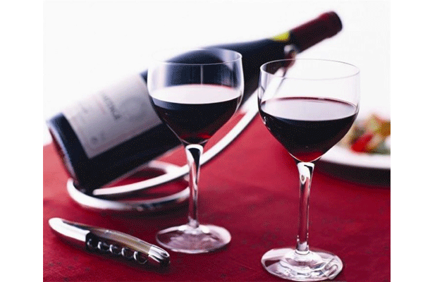 Imported red wine