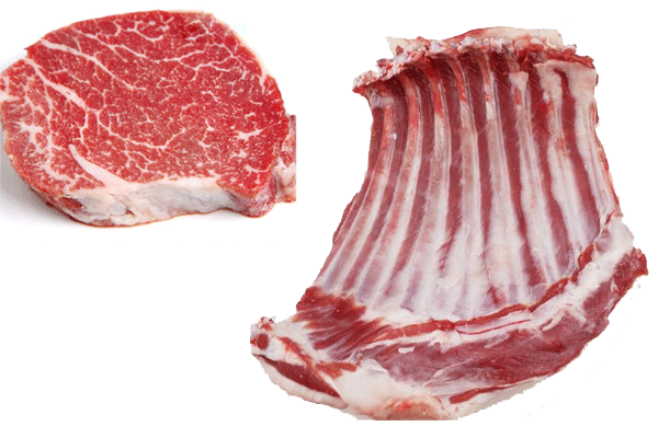 Imported beef and mutton